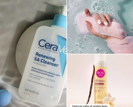 🫧 Baddie Shower Essentials 🫧 cover photo collage