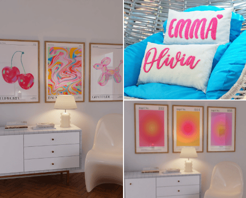 Room Decor 💖🪩✨ cover photo collage