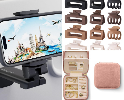 Travel Items I Always Bring — Cute & Useful Finds ✨ cover photo collage