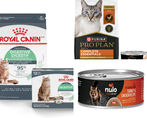 Cat Food & Treats cover photo collage