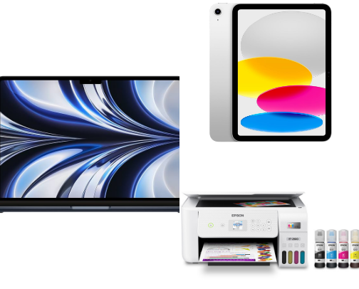 Home Office Tech | Computers, Monitors & Accessories cover photo collage