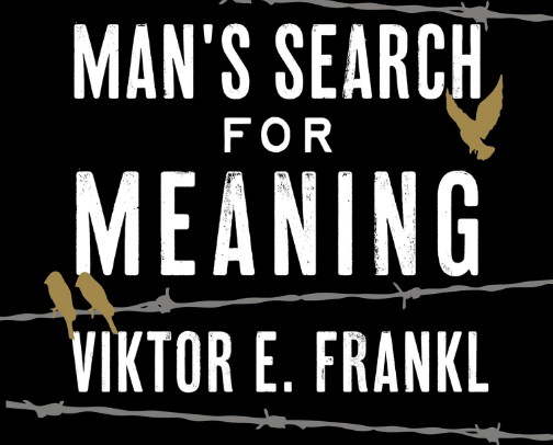 Man's Search for Meaning — Viktor E. Frankl cover photo collage