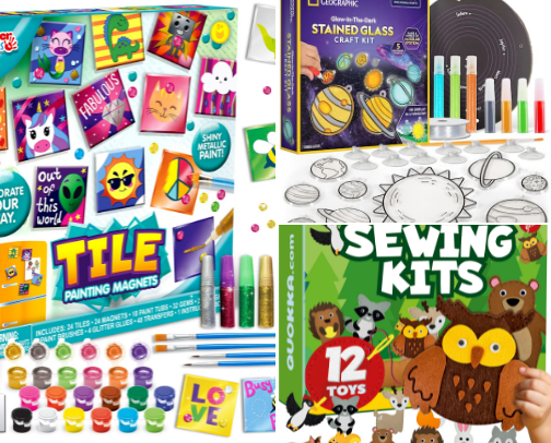 Kids craft kits we ❤️ cover photo collage
