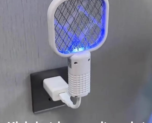 2 in 1 USB Mosquito Killer Lamp Electric Mosquito Swatter Purple Light Mosquito Trap Portable Insect Killer for Home Outdoor Cam cover photo collage