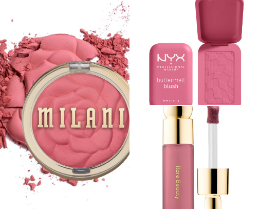 blushes with strong pigmentation. A little blush a loot of magic 🙂 cover photo collage