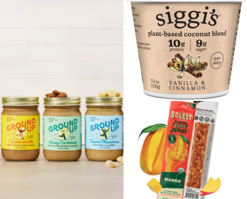 Vegan eats/snacks cover photo collage