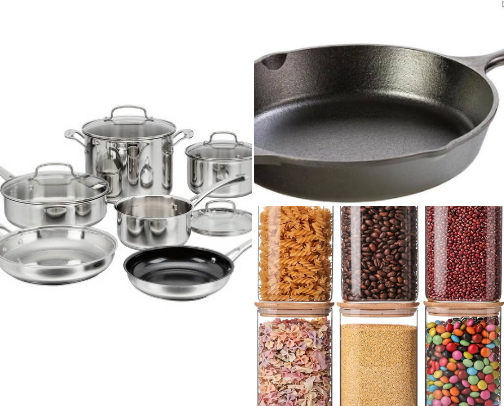 Non-Toxic Kitchen Essentials for the Scrunchy Girls cover photo collage