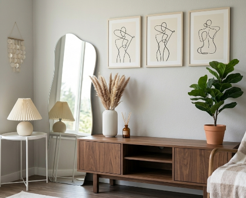 Aesthetic & Minimalist Home Decor Essentials cover photo collage