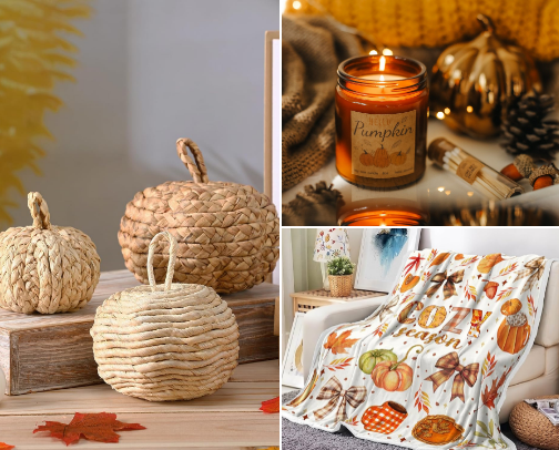 “Tiny Cute Things That Make Your Apartment Feel Like Autumn 🍂🎀” cover photo collage