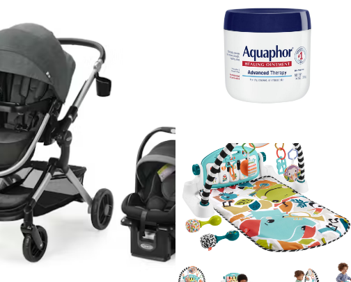 Must Have Baby Products cover photo collage