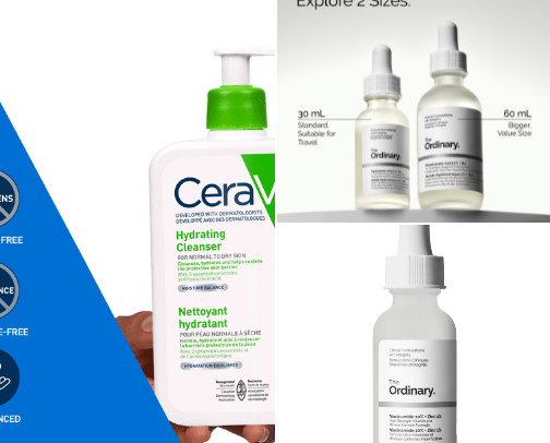 Skincare Routine cover photo collage