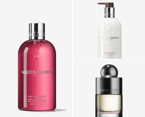 Luxury shower experience scents cover photo collage