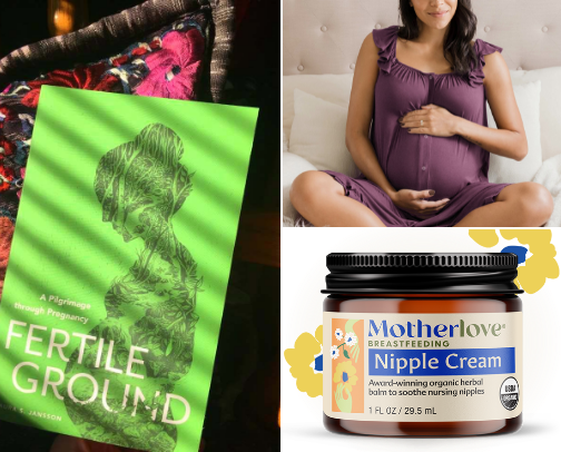 Natural Birth Essentials for Pregnancy, Labor, and Postpartum (Doula Recommended) cover photo collage