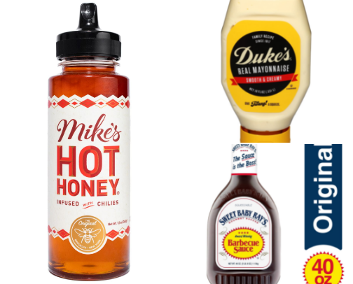 What's in my fridge as a condiment family cover photo collage