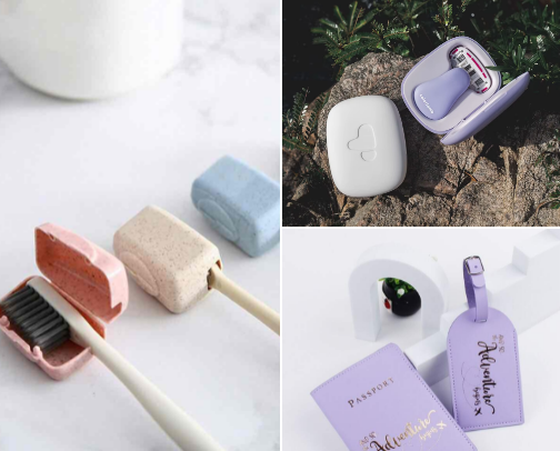 Travel Essentials✈️ cover photo collage