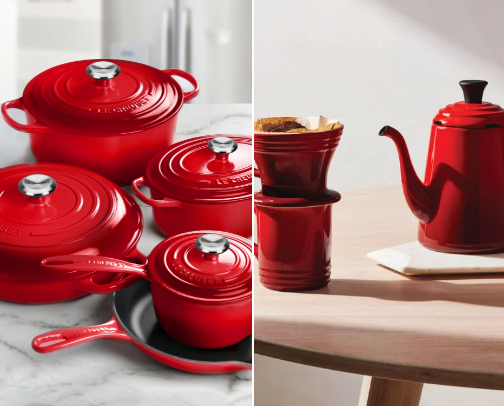 Le Creuset Cast Iron Cookware: Timeless Kitchen Essentials cover photo collage