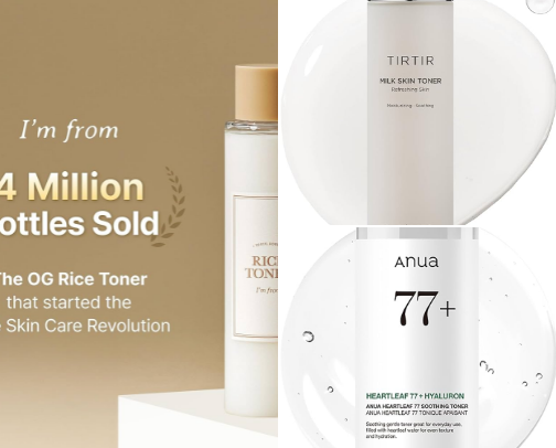 My top rated toners cover photo collage