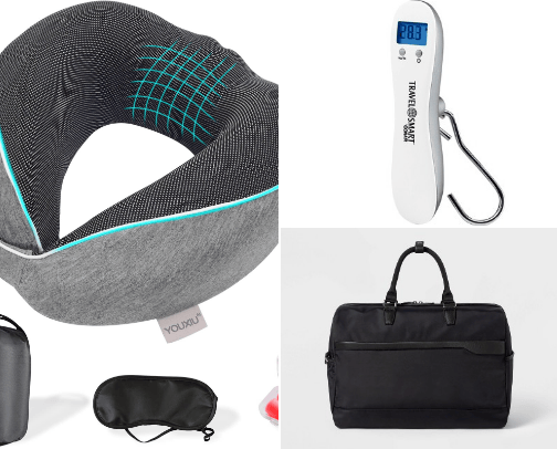 Must-have Travel Items cover photo collage