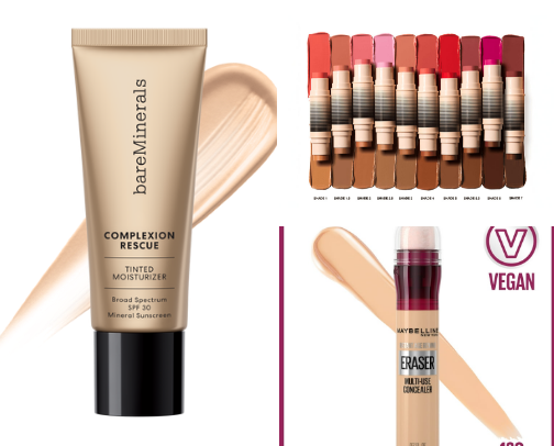 My favorite beauty recs cover photo collage