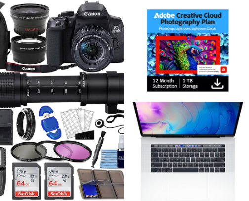 Camera Equipment Re-Up cover photo collage