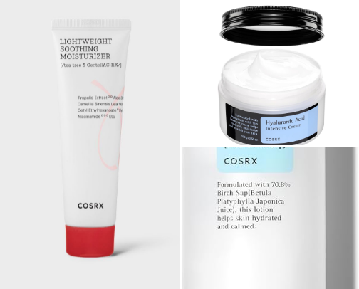 💧 COSRX Moisturizer cover photo collage