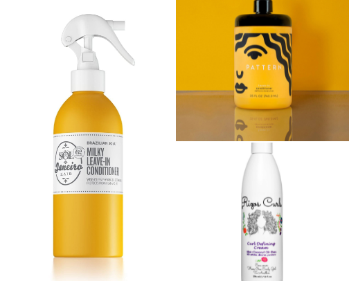Curly hair care cover photo collage