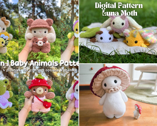 Adorable Amigurumi!!! cover photo collage