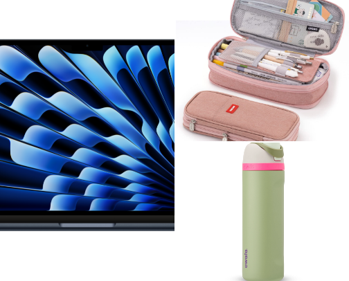College Survival Essentials: Everything I Use to be a Successful Student cover photo collage
