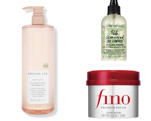 My hair care essentials cover photo collage