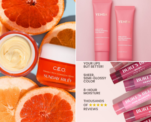 Beauty Recs cover photo collage