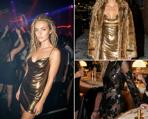 Here's to a blurry night cover photo collage