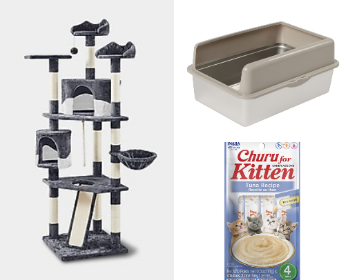 Kitten Starter Must-Haves: Everything Your New Fur Baby Needs! cover photo collage