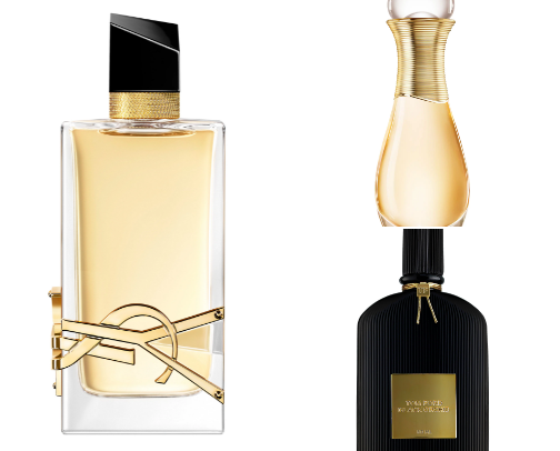 Top 5 luxury Perfumes that Captivate🌟 cover photo collage