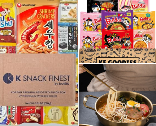 Korean snack I love: K-Snack ❤️ cover photo collage