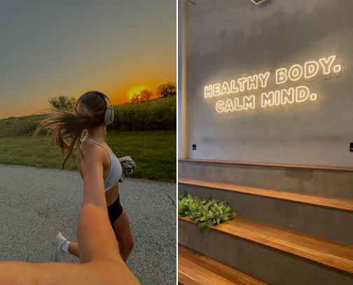 Wellness Era 🌸👟 cover photo collage