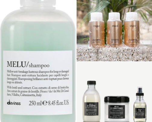 BEST products for shiny, smooth, hydrated hair! cover photo collage