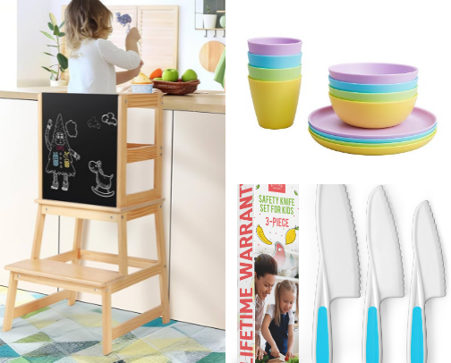 Toddler Kitchen Must Haves! cover photo collage