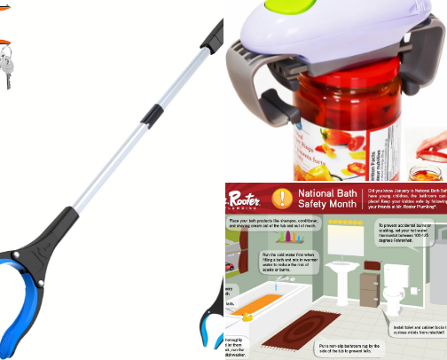 Top Daily Living Aids for Senior Independence at Home cover photo collage