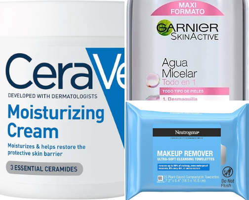 Skincare🫧 cover photo collage