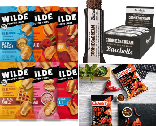 Protein Snacks cover photo collage