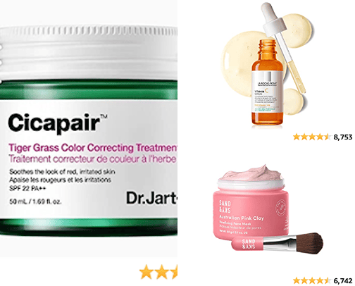 Top skincare products that I personally use! cover photo collage