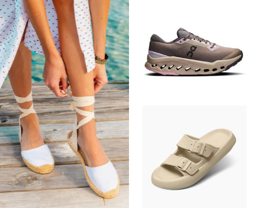 Summer Sole-Mates: The Ultimate 5-Star Summer Footwear Guide cover photo collage