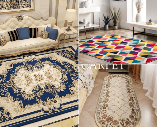 Unique Carpets cover photo collage