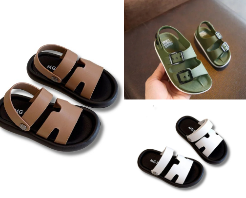 “sandals for all the family” cover photo collage