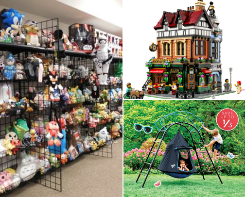 Kids toys, Dolls, Games cover photo collage