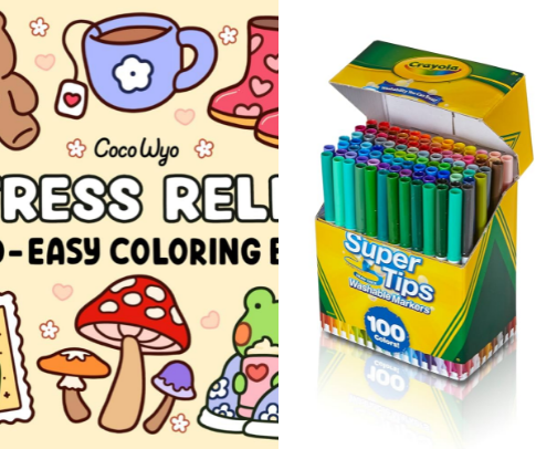 Coloring stuff! cover photo collage