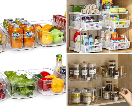“Kitchen Organization & Storage by Katrina – Smart, Stylish, and Space-Saving Solutions” cover photo collage