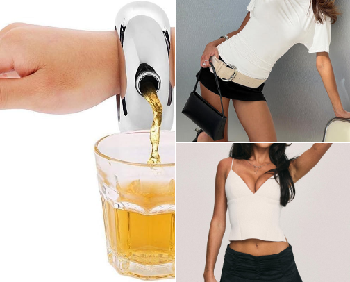 Going out must haves 🍾🥂🪩💃🏼 cover photo collage