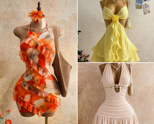 Must-Have Summer Mini Dresses from SHEIN cover photo collage