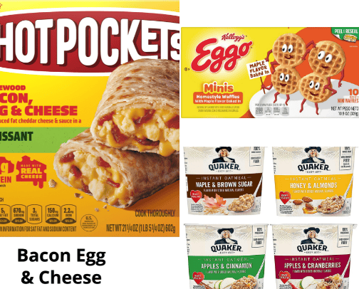 Quick breakfast ideas for kids cover photo collage